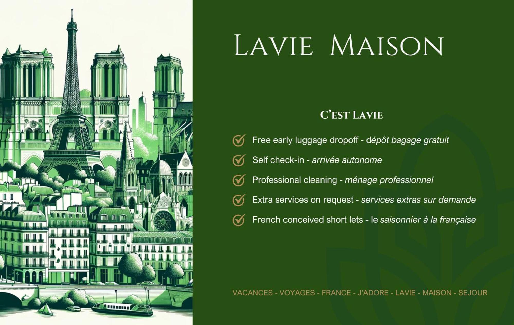 Lavie Maison Balneo Garden Flat Бордо Экстерьер фото